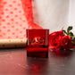 Kiss Me - Ruby Red 30cl Lotti Romantic Candle Jar
