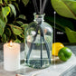 1L Ruby Glass Diffuser Bottle - Clear