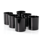 30cl Lotti Candle Glass - Externally Black Gloss