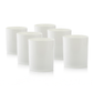 30cl Lotti Candle Glass - Externally White Gloss