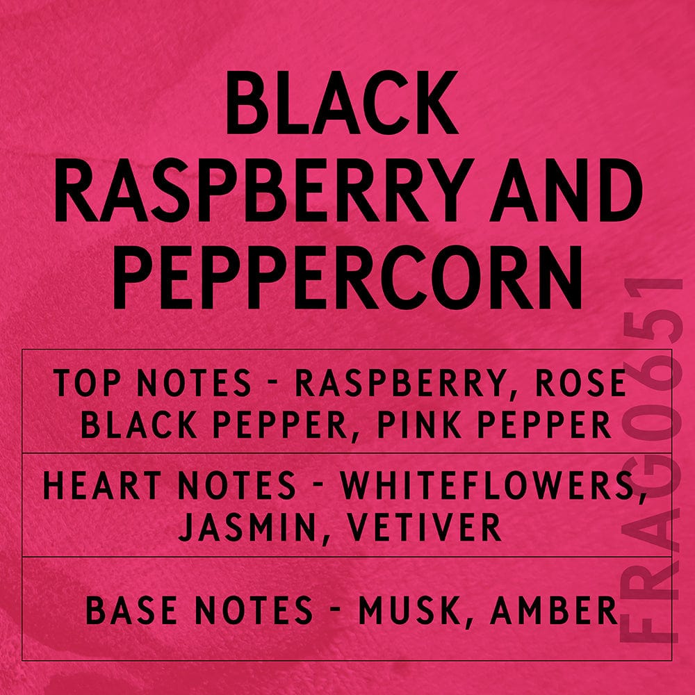 Black Raspberry & Peppercorn Scent Card