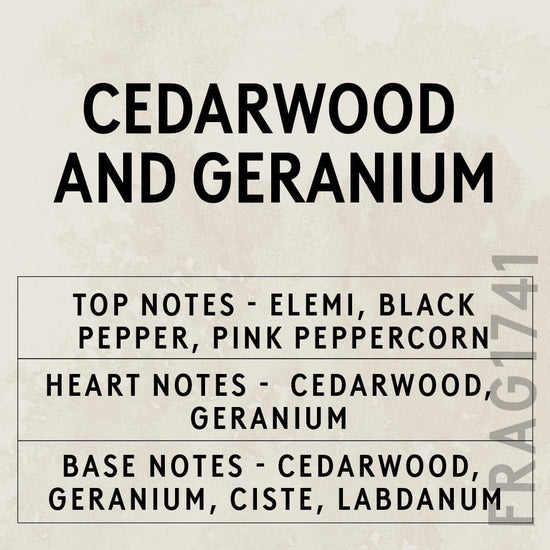 Cedarwood & Geranium Essential Oil