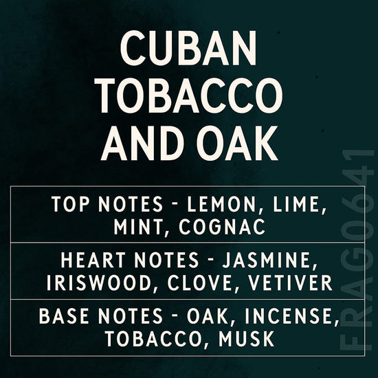 Cuban Tobacco & Oak Scent Card