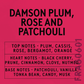 Damson Plum, Rose & Patchouli Scent Card