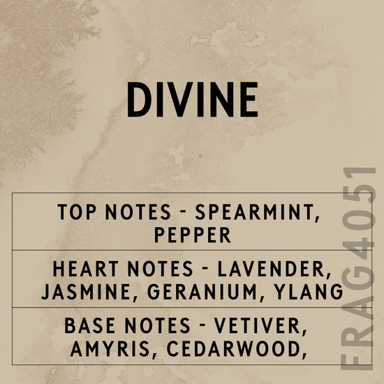 Divine Essential Oil Scent Card