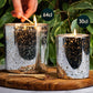 30cl Ebony Luxury Candle Jar - Electroplated Silver (Box of 6)