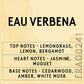 Eau Verbena Scent Card