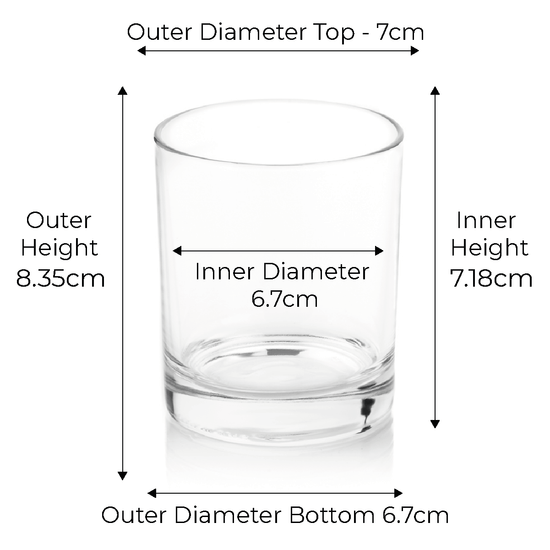 20cl Lotti Candle Glass - Clear