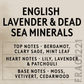 English Lavender & Dead Sea Minerals - Contains Natural & Nature Identical Oils