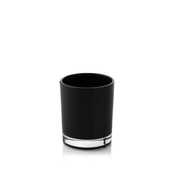 9cl Votive Candle Glass - Internally Black Gloss (Box of 6)
