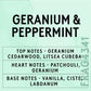 Geranium & Peppermint Fragrance Oil with Citrepel Insect Repellent