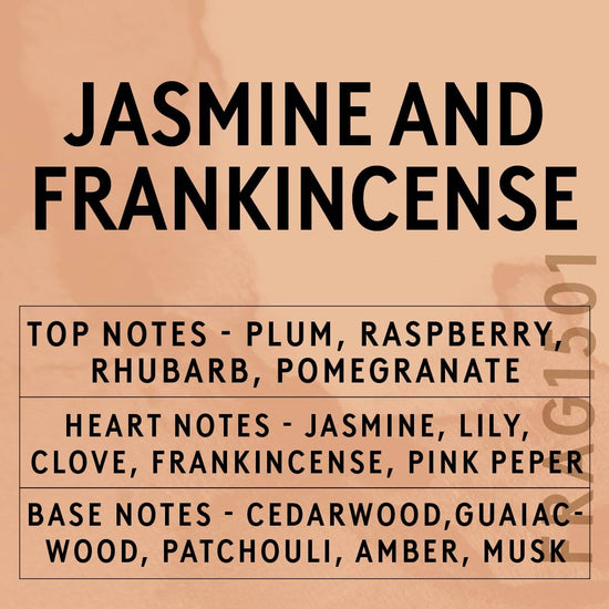 Jasmine & Frankincense Fragrance Oil Scent Card