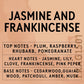 Jasmine & Frankincense Fragrance Oil Scent Card