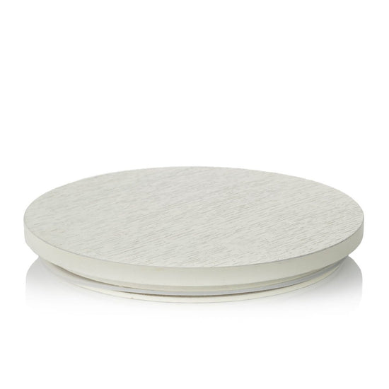 Wooden Lid - White - for 50cl 3-Wick