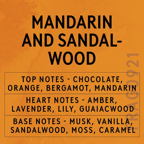 Mandarin & Sandalwood Fragrance Oil Scent Card