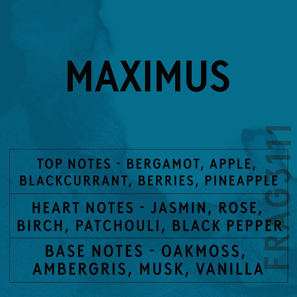 Maximus Fragrance Oil Scent Card