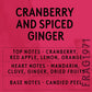 Cranberry & Spiced Ginger Fragrance Oil