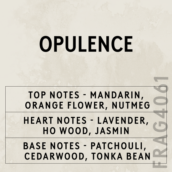 Opulence Essential Oil Scent Card