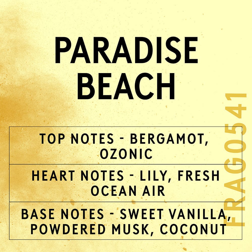 Paradise Beach Fragrance Oil Scent Card