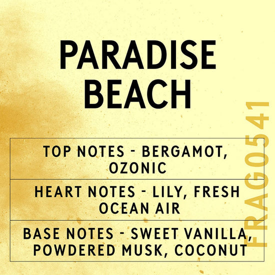 Paradise Beach Fragrance Oil Scent Card