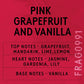Pink Grapefruit and Vanilla Fragrance Oil Scent Card