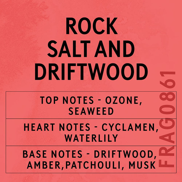 Rock Salt And driftwood Scent Card