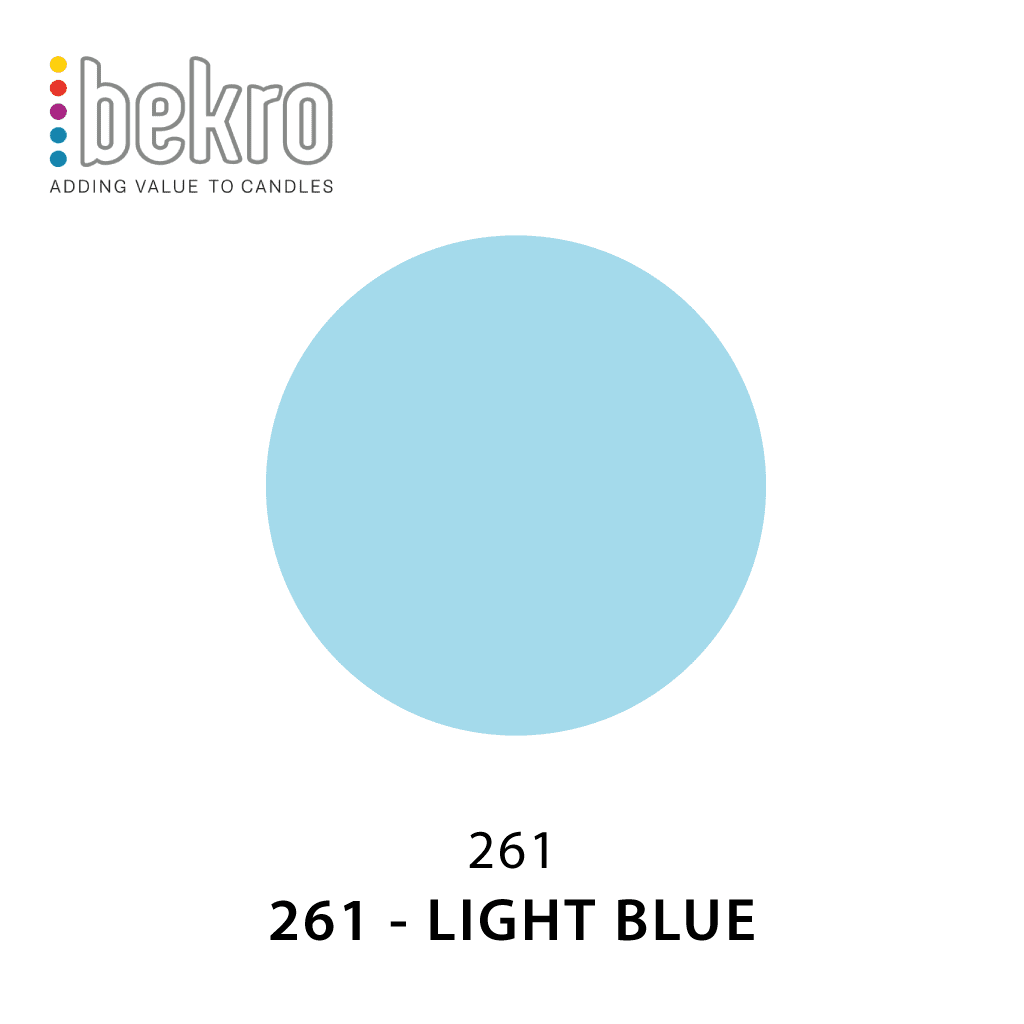 bekro candle dye, 261 - light blue (10g bag)
