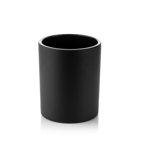 30cl Ebony Candle Jar - Externally Matt Black