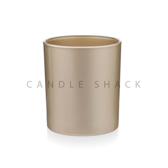 Candle Shack Candle Jar 30cl Karen Glass - Externally Gold Matt