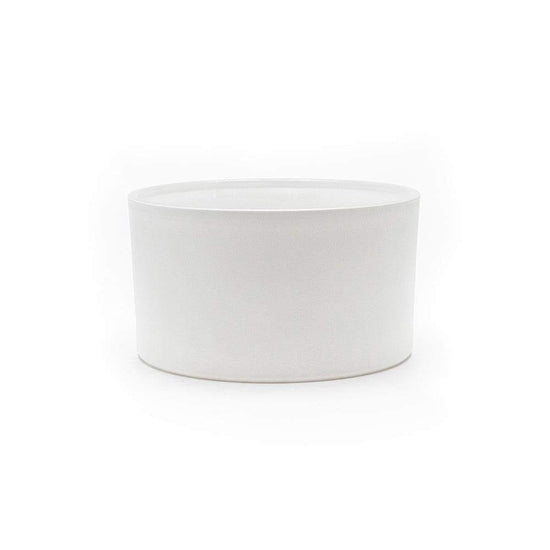 50cl Candle Glass Bowl - Externally White Matt
