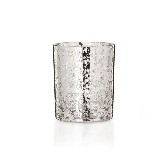 Candle Shack Candle Jar Luxury 30cl Glass - Electroplated Silver