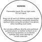 Candle Shack Diffuser Label 10 50mm White Diffuser Safety Label