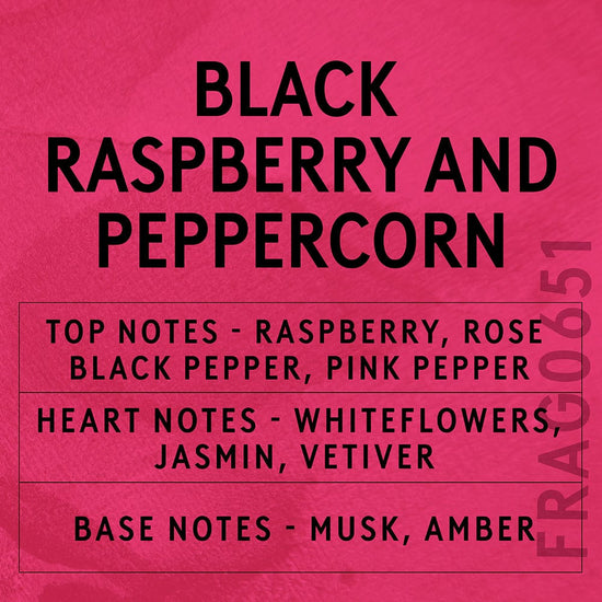 Hand & Body Lotion - Black Raspberry & Peppercorn