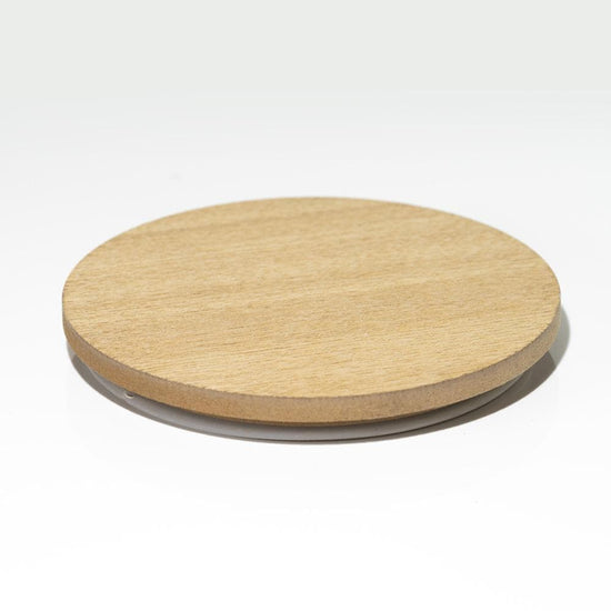 Candle Shack Lid Wooden Lid - Natural - for 64cl Tall 3-Wick
