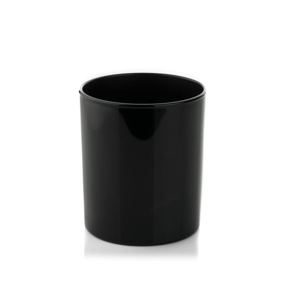 30cl Lotti Candle Glass - Externally Black Gloss