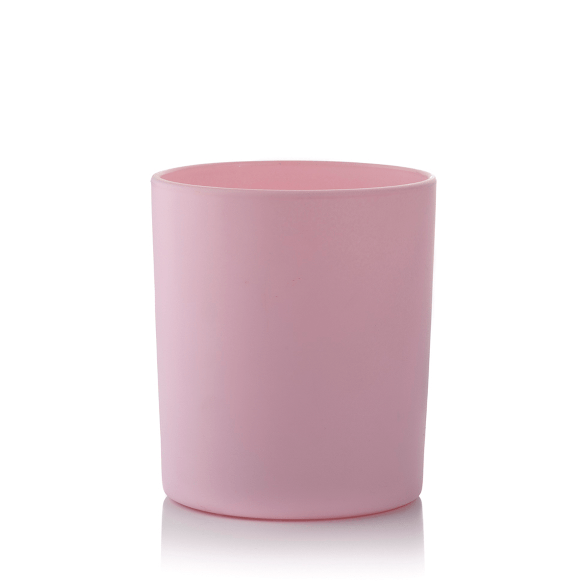 30cl (10.5oz) Externally Baby Pink Matt Lotti Candle Glass for Makers ...