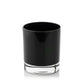 30cl Lotti Candle Glass - Internally Black Gloss (Box of 6)