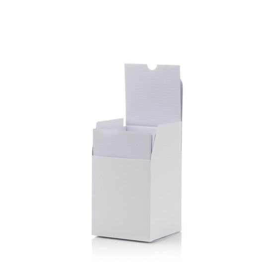 Luxury Folding Box & Liner for 30cl Ebony Jar - White