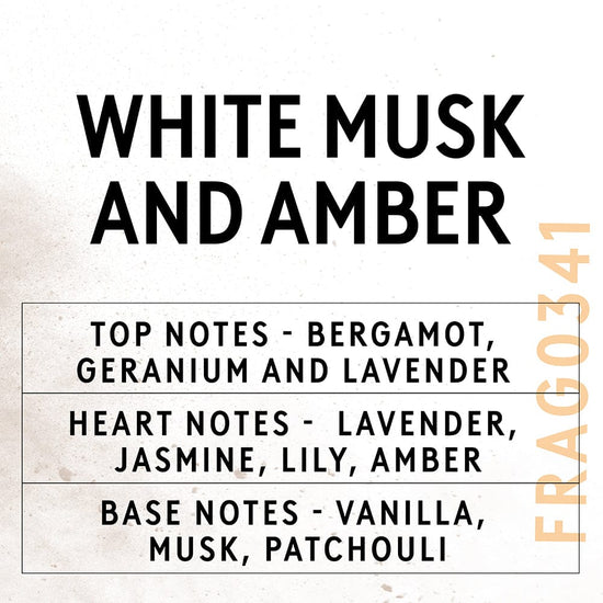 White Musk & Amber Fragrance Oil