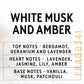 White Musk & Amber Fragrance Oil